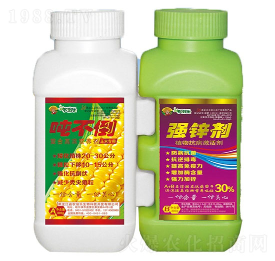 噸不倒+強(qiáng)鋅劑-玉米專用AB組合控旺營(yíng)養(yǎng)-農(nóng)翁樂(lè)