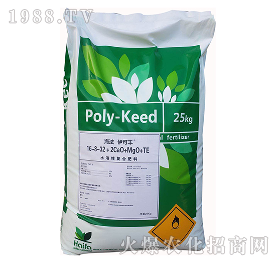 水溶性復(fù)合肥料16-8-32+2CaO+MgO+TE-海法伊可豐（綠袋）-海法