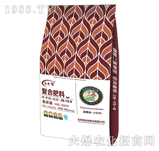 磷酸二氫鉀復合肥料28-15-8-馬大哈