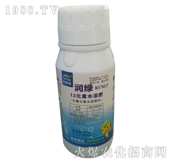 12元素水溶肥-潤(rùn)綠-愛(ài)農(nóng)斯達(dá)