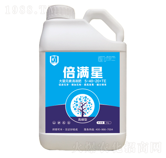 高磷型大量元素清液肥5-40-20+TE-倍滿星-邦領農(nóng)業(yè)