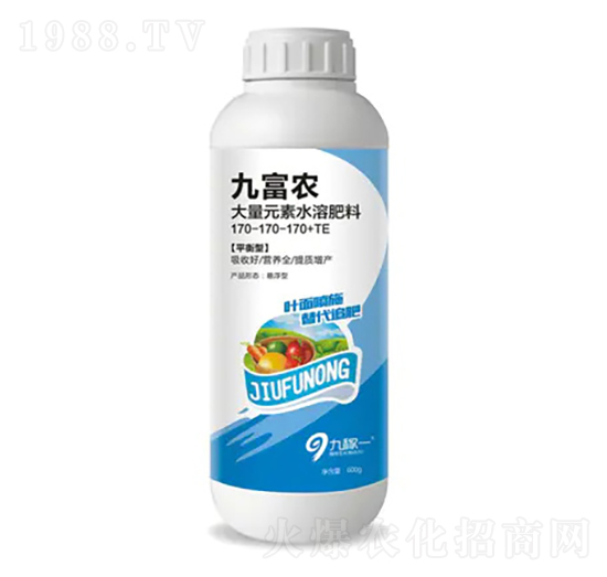大量元素水溶肥料170-170-170+TE-九富農(nóng)-九稼一