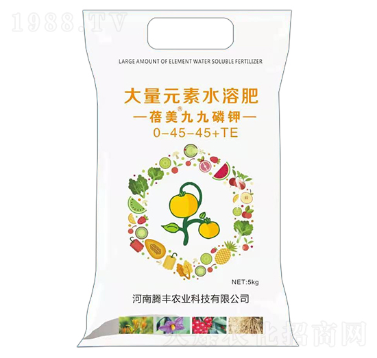 大量元素水溶肥料0-45-45+TE-蓓美九九磷鉀-騰豐農業(yè)