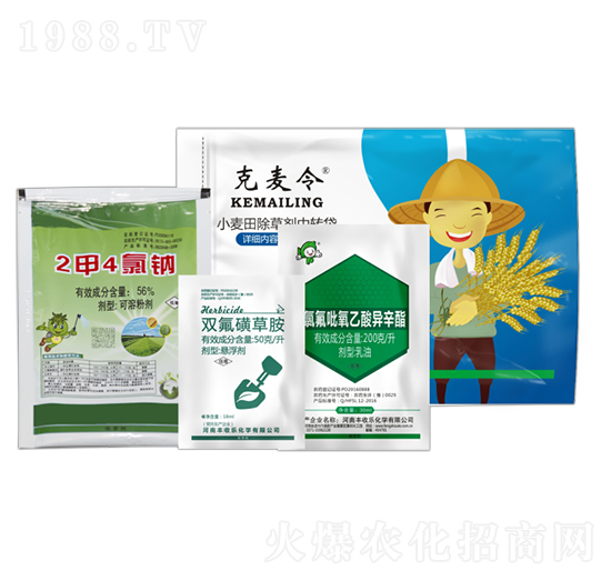 5%雙氟磺草胺+20%氯氟吡氧乙酸+56%二甲四氯-克麥令-豐收樂(lè)