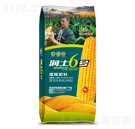 緩釋肥料26-8-8 潤土6號 邦富生物