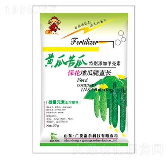 黃瓜苦瓜保花增瓜脆直長-富爾科技