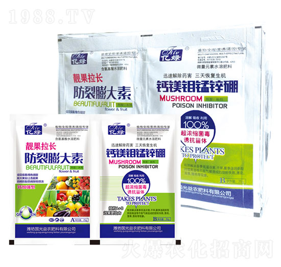 靚果拉長(zhǎng)膨大素+鈣鎂鉬錳鋅硼-國光益農(nóng)