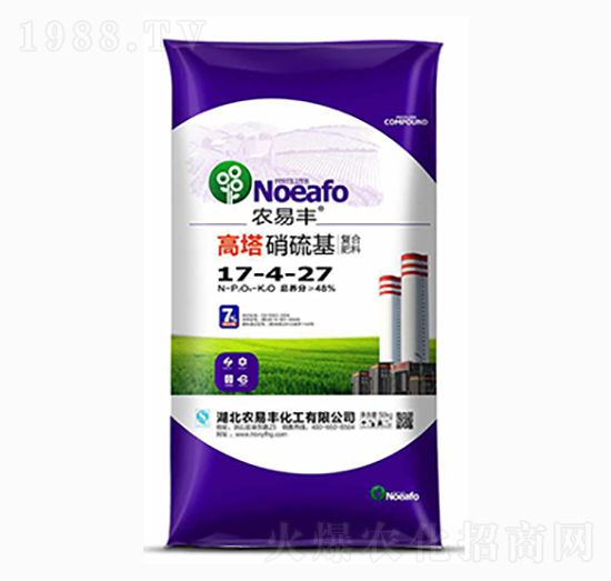 高塔硝硫基復合肥料17-4-27-農易豐