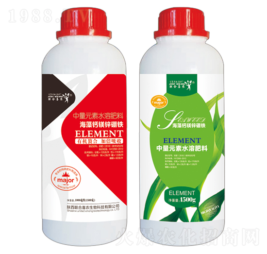中量元素水溶肥料-海藻鈣鎂鋅硼鐵-聯(lián)合喜農