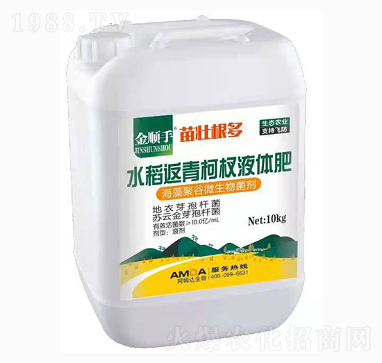 水稻返青柯杈液體肥-阿姆達(dá)