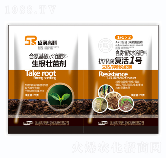 生根壯苗劑+抗根腐復(fù)活1號(hào)-盛潤高科
