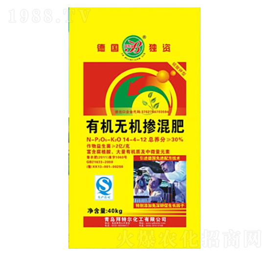 有機(jī)無(wú)機(jī)摻混肥14-4-12-拜特爾