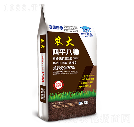 有機-無機復混肥15-6-9-四平八穩(wěn)-農大生態(tài)
