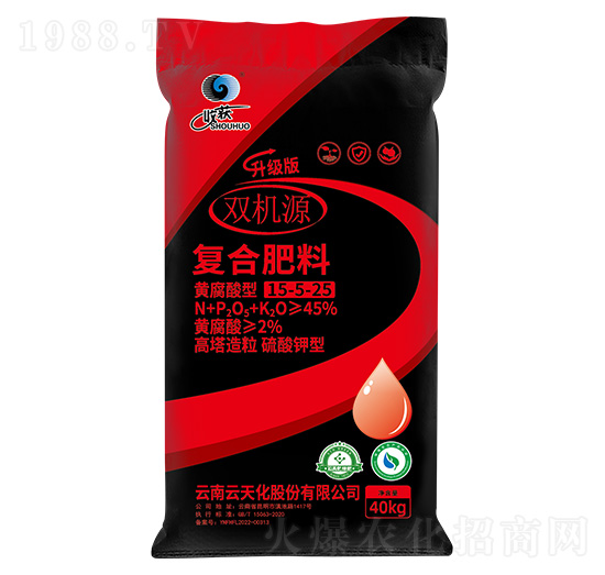 40kg高塔造粒硫酸鉀型復(fù)合肥料15-5-25-雙機(jī)源-天騰化工