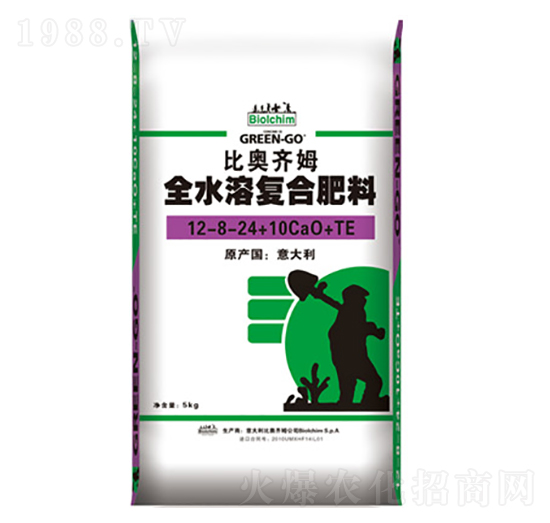 大量元素水溶肥12-8-24+10CaO+TE-比奧齊姆-眾德農(nóng)業(yè)