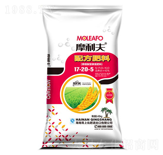 腐植酸型摻混肥料17-20-5-摩利夫-青上化肥