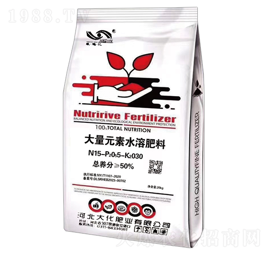 大量元素水溶肥15-5-30-大化肥業(yè)