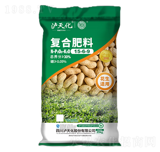 花生適用復合肥料15-6-9-工農-瀘天化