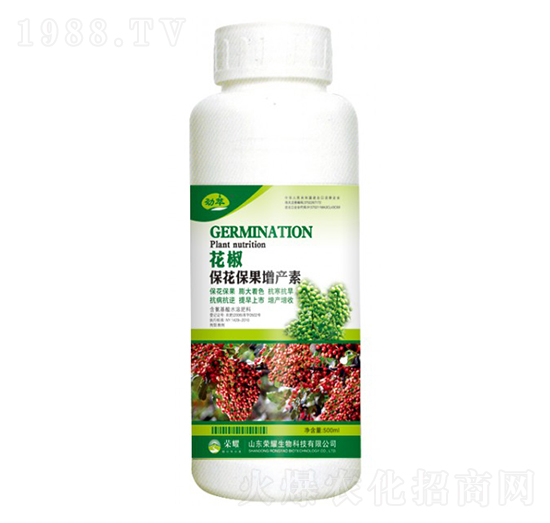 花椒保花保果增產(chǎn)素（500g）-勁萃-榮耀農(nóng)業(yè)