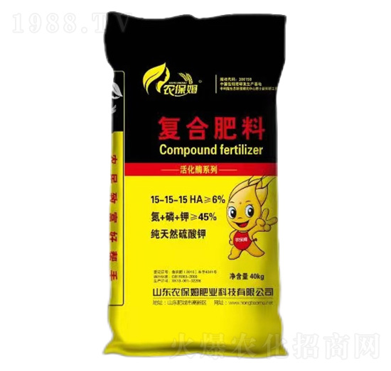 活化酶復合肥料15-15-15+HA-農保姆肥業(yè)