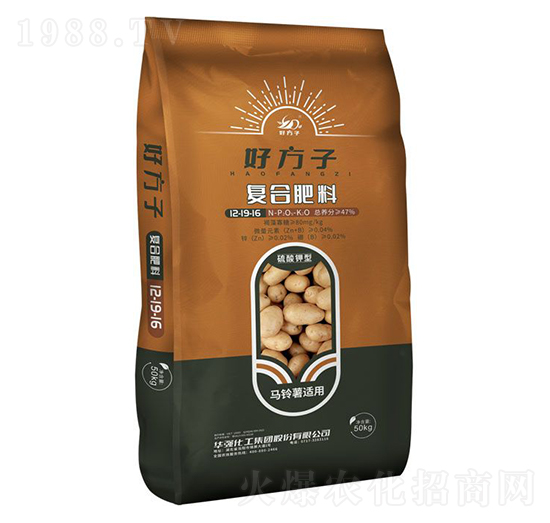 馬鈴薯適用復(fù)合肥料12-19-16-好方子-華強(qiáng)化工集團(tuán)