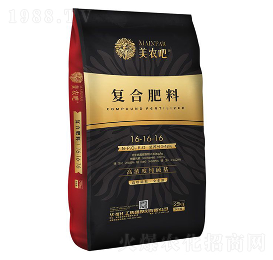 高濃度純硫基復(fù)合肥料16-16-16-美農(nóng)吧-華強(qiáng)化工集團(tuán)