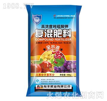 高濃度純硫酸鉀復(fù)混肥料15-6-20-裕豐