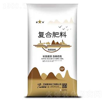 高塔造粒復(fù)合肥料28-5-7-星潤(rùn)化工