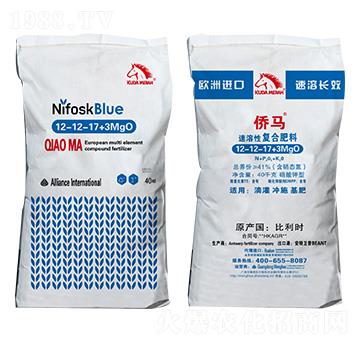 進口速溶性復合肥料12-12-17+3MgO 僑馬QIAOMA
