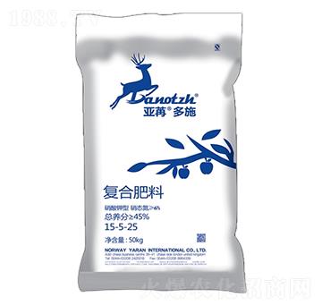 復(fù)合肥料15-5-25 亞苒多施 亞苒國(guó)際