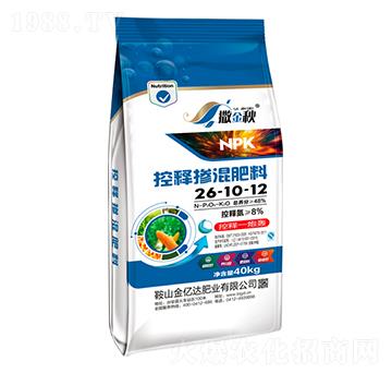 控釋摻混肥料26-10-12-撒金秋-金億達肥業(yè)