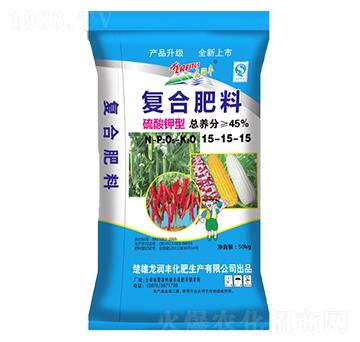 50kg硫酸鉀型復(fù)合肥料15-15-15-龍潤豐